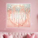 Search for pink and silver canvas prints For her