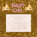 Recherche de tiara baby shower invitations Future maman