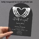 Search for skeleton wedding invitations Til death