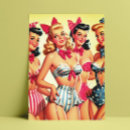 Recherche de filles de bikini cartes postales Broche