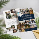 Search for our year in review christmas cards Modern minimal