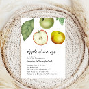 Search for cute apple invitations Watercolor