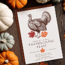 Search for vintage thanksgiving invitations Fall