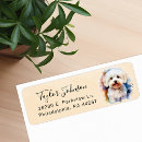 Search for maltese return address labels Cute
