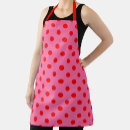 Search for polka dotted aprons Pink