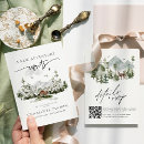 Search for new beginnings invitations Rustic