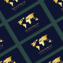 Search for travel agent business cards World map