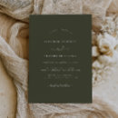 Search for olive green wedding invitations Simple
