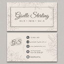 Recherche de illustration florale cartes visite Design
