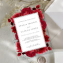 Search for red and silver wedding invitations Minimalist