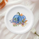 Search for blue pumpkin plates Harvest