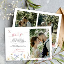 Search for wild flowers thank you cards Bohemian