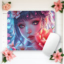 Recherche de belle fille tapis souris Rose