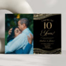 Search for 10th wedding anniversary invitations Cheers to 10 years