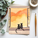 Search for silhouette postcards Watercolor