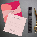 Search for fuchsia business stationery Hairdresser