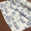 Search for blue toile fabric Elegant