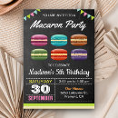 Search for macaron birthday invitations Cake