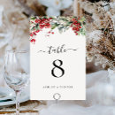 Search for christmas wedding table cards Watercolor