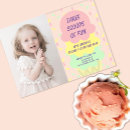 Search for third square birthday invitations Girl