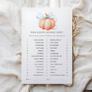 Search for pumpkin baby shower games Fall
