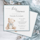 Recherche de cartoon baby shower invitations Bleu