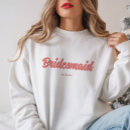 Recherche de mariage rose pulls capuche Bridesmaid