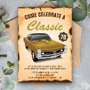 Recherche de classic car invitations Rustique