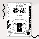 Search for shut invitations Shut the front door