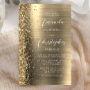 Recherche de métal de faux invitations Chic