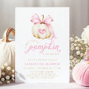 Search for pink pumpkin invitations Coquette