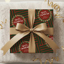 Search for green plaid wrapping paper Timeless