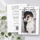 Search for qr code wedding announcement cards Happily ever after party