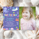 Search for toddler girl birthday invitations Under the sea