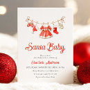 Search for santa baby shower invitations Minimal