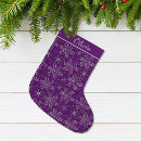 Search for purple christmas stockings Silver