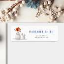 Search for winter season return address labels Cute