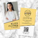 Search for black and yellow business cards Social media networking icons