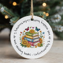 Search for book lover ornaments Teacher