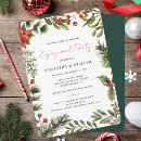 Search for holiday engagement party invitations Elegant