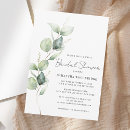 Search for elegant calligraphy bridal shower invitations Sage green