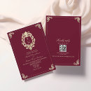 Search for burgundy and gold wedding invitations Elegant