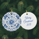 Search for blue and white chinoiserie ornaments For her