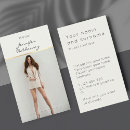 Search for actress business cards Influencer
