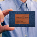 Recherche de jeans cartes visite Cuir