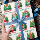 Search for trump christmas wrapping paper Ugly