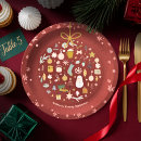 Search for unique christmas paper plates Modern minimalist
