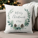 Search for farmhouse christmas pillows Watercolor