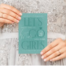 Search for blue bachelorette party invitations Bride