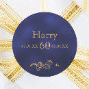 Search for classic birthday stickers Gold